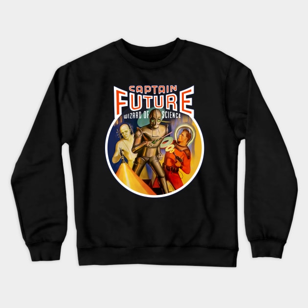 Captain Future Crewneck Sweatshirt by Trazzo